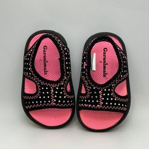 Garanimals Pink and Black Kids Sandals
